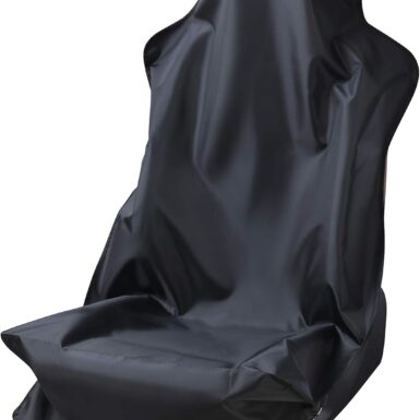 Magca Car Seat Cover Protector, Front Seat, Black, Pack of 1 | Waterproof, Universal Car Seat